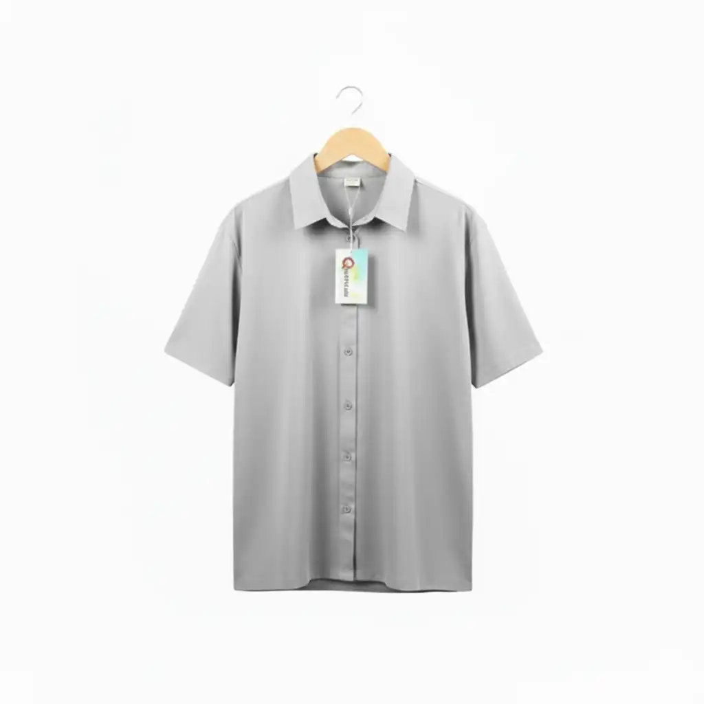 KEMEJA KNIT 22s PRIA STORM GREY