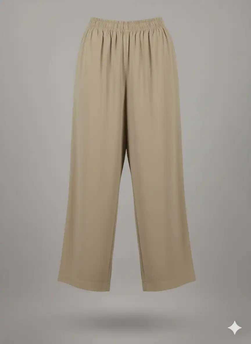 CELANA KULOT RAYON TWILL KHAKI