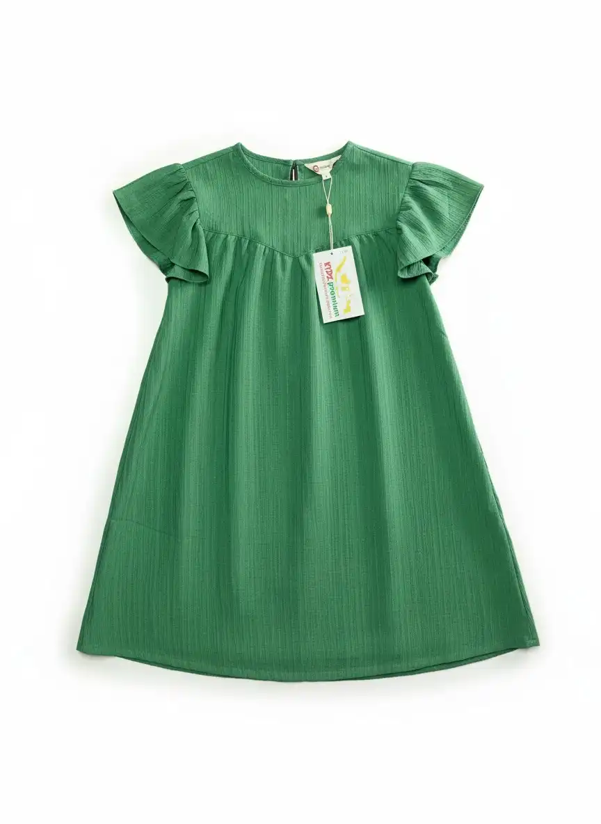 DRESS GIRLS OLIVE