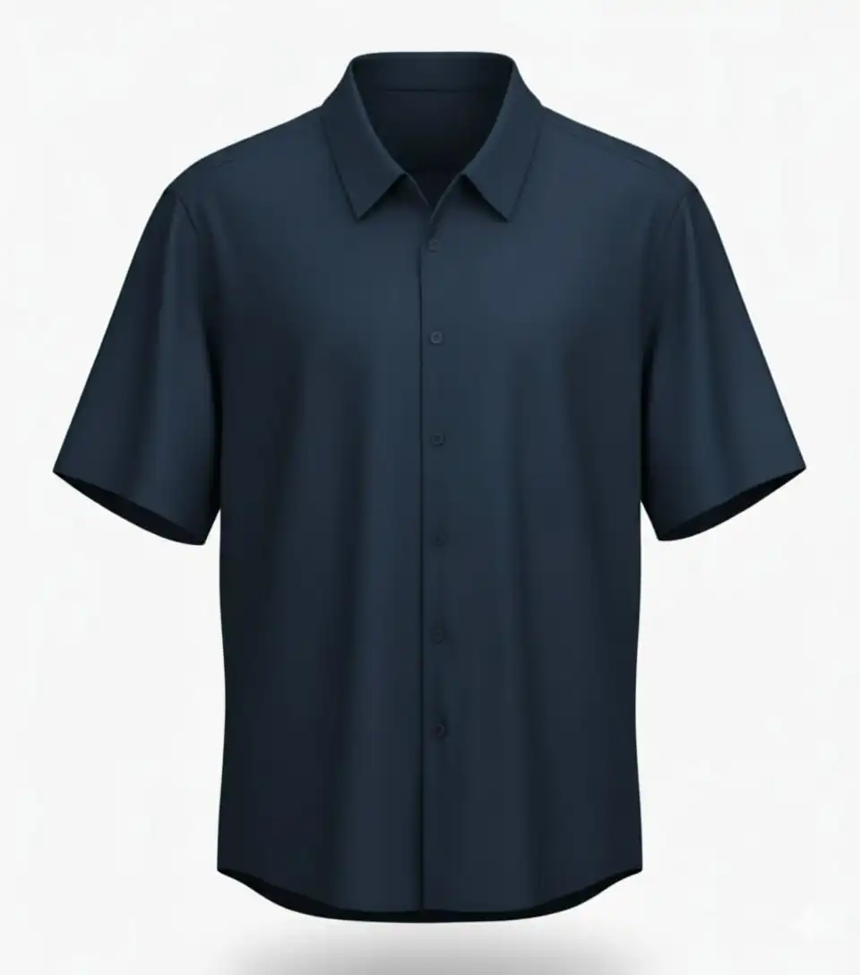 KEMEJA LAROTEX PRIA NAVY